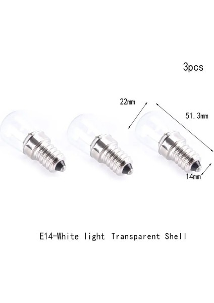 B3 3pcslot 2W E14 E12 LED Buzdolabı Ampul Buzdolabı Mısır Ampuller AC220V LED Lamba Whitewarm Beyaz Buzdolabı Ampulleri Değiştirin (Yurt Dışından)