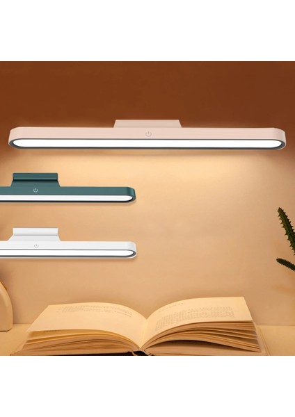 Beyaz Masa Lambası Masa Lambası USB LED Ofis Şarj Edilebilir Asılı Manyetik Kademesiz Karartma Yatak Odası Gece Lambası Okuma Işığı (Yurt Dışından) fiyatları