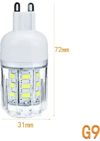 GU10 Stili G9 Dc 12 V 24 V E27 G9 GU10 LED Mısır Ampuller E26 E12 E14 B22 Spot 7 W 27 Leds Ev Parlak Masa Masa Lambaları Iç Mekan Aydınlatması (Yurt Dışından)