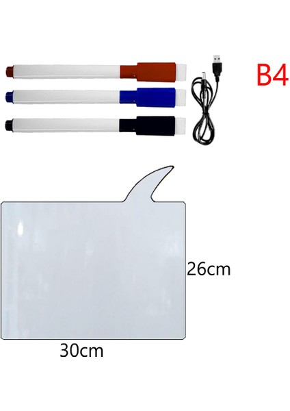 B4 A3 A4 A5 A6 Boyutu LED Kombinasyonu Gece Işık Kutusu Lamba Dıy Siyah Renkli Harfler Kartları USB Aa Pil Sinema Işık Kutusu Dro (Yurt Dışından)