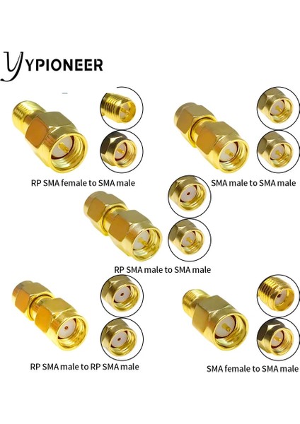 C20078 Tarzı Ypioneer Ma Sma Erkek Dişi Altın Kaplama Rp Sma Erkek Rp-Sma Dişi Konnektör Rf Adaptörü Düz Bükülmüş Lt Tipi (Yurt Dışından) fırsatları