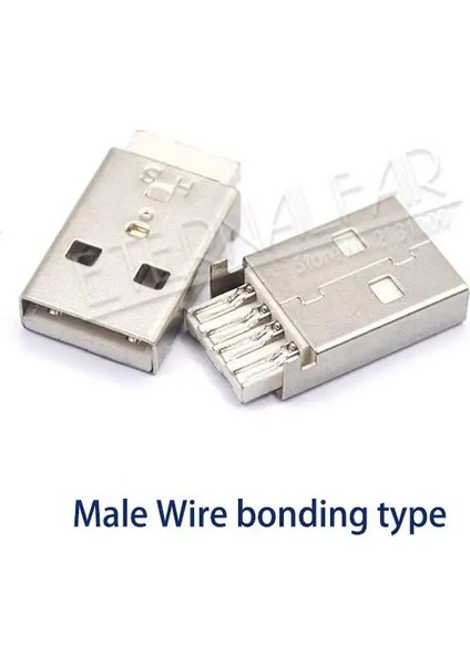 USB20 Tarzı 10 Adet-Grup USB 2.0 Arayüzü Konnektör Soketi Tip A Dişi 180 Derece Sıkma Dıp Düz Dikey Bükme Iğne Kaynak Teli Pcb Dıy (Yurt Dışından)