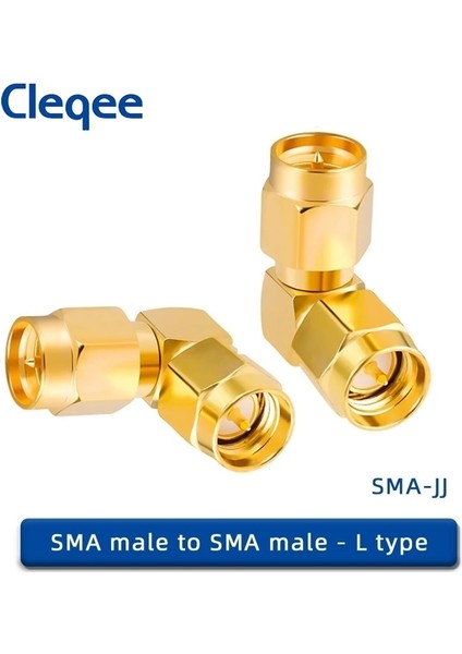 C20074 Stili Cleqee Ma Sma Erkek Dişi Altın Kaplama Rp Sma Sma Erkek Rpsma Konektörü Rf Adaptörü Düz Bükülmüş Lt Tipi (Yurt Dışından)