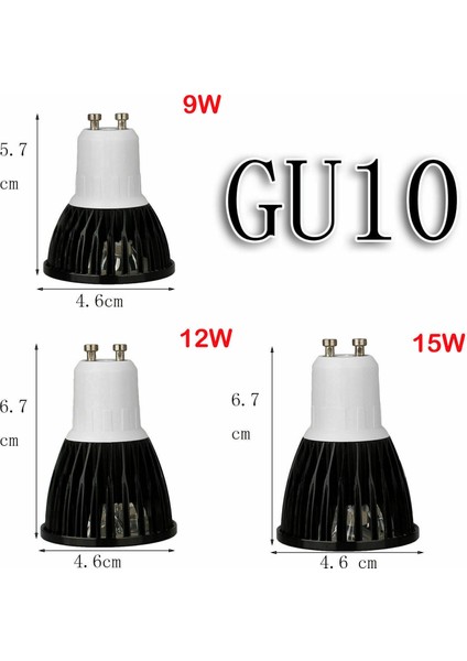 15W Tarzı Mavi Kısılabilir LED Spot Ampuller GU10 MR16 E27 E14 B22 15W 12W 9W 110V 220V Dc 12V Lamba Kırmızı Sarı Mavi Yeşil Mor Ev Aydınlatma (Yurt Dışından)