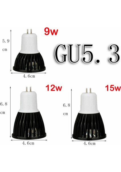 15W Tarzı Mavi Kısılabilir LED Spot Ampuller GU10 MR16 E27 E14 B22 15W 12W 9W 110V 220V Dc 12V Lamba Kırmızı Sarı Mavi Yeşil Mor Ev Aydınlatma (Yurt Dışından)