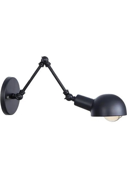 L25CM Loft Endüstriyel Ayarlanabilir Uzun Salıncak Kolu Duvar Lambası Fikstürü Vintage Edison Ampul Wandlamp Lamparas De Pared Işıkları Lampen Aplik (Yurt Dışından)