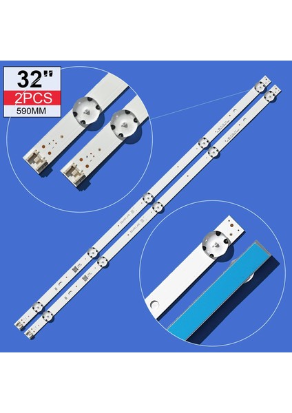 LED Arka Işık Şeridi 5 Lamba SSC__HD_REV05_ 32LH51_HD Lıg 32LH510B 32LF510U 32LH590U 32LH570B HC320DXN-VHVSX (Yurt Dışından)