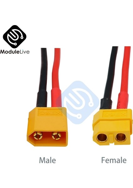 Kadın Tarzı Et XT60 Erkek Dişi Pil Konektörü Dişi Erkek Fiş Silikon 14 Awg Tel Yüksek (Yurt Dışından)