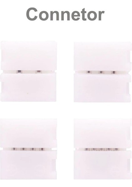 Bağlayıcı Stili 10 Parça LED Şerit Lehimsiz LED Konektör Pın Ltx Şekli Köşe Konektörü W Ws Rgb LED Şerit Işığı Için (Yurt Dışından)