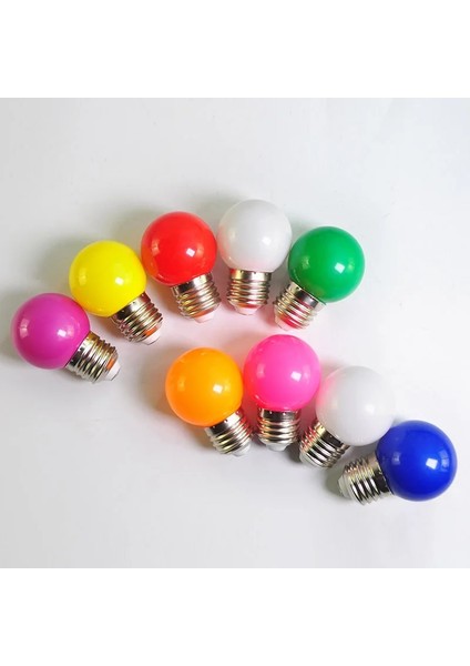 Sarı LED Ampul Lamba Bomlillas E27 3 W Renkli Lampada Ampul Rgb LED Işık Ac 220 V Smd El Feneri G45 Küre Ampuller Ev Dekor (Yurt Dışından)