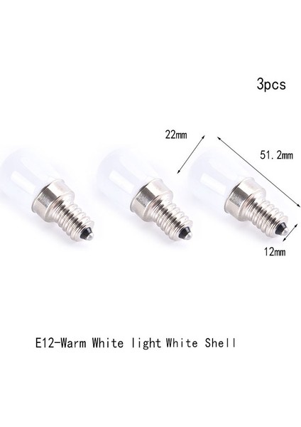 Değiştirilebilir W E14E12 LED Buzdolabı Ampul Buzdolabı Mısır Ampul Ac 220 V LED Lamba Whitewarm Beyaz SMD2835 Halojen Işık Değiştirin (Yurt Dışından)