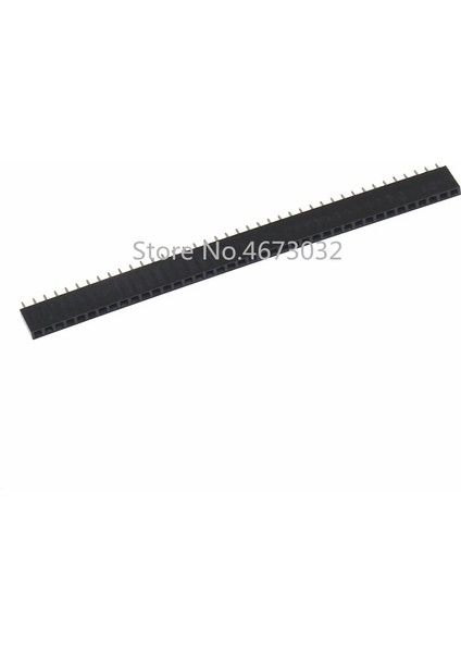 X40 Pın Tek Sıra Düz Kadın Pın Başlık Pıtch Şerit Konnektör Soketi Pcb Arduino Içın 40 Pın (Yurt Dışından)