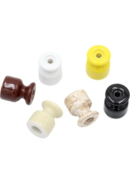 Beyaz Stil 5 Adet 5 Adet Porselen Izolatör Seramik Kablolama Kılavuz Bağlantıları Genişletme Vidaları ile (Yurt Dışından) modelleri