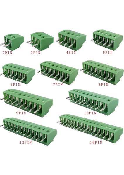 2pin Tarzı 5 Adet Kf Pcb Mrew Kf Telleri Için Terminal Blokları Konnektörü.terminal (Yurt Dışından)