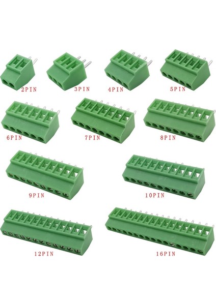 2pin Tarzı 5 Adet Kf Pcb Mrew Kf Telleri Için Terminal Blokları Konnektörü.terminal (Yurt Dışından)