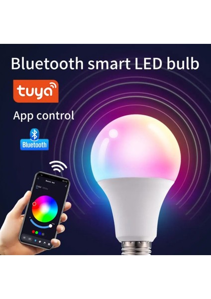 E27 Tuya Akıllı LED Ampul Işık 10 W Bluetooth Uyumlu Lamba E27 Rgbw LED Lamba Renk Değiştirme Lampada Rgb + Cct Dekor Ev Ac (Yurt Dışından) indirimleri