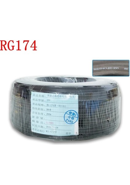 Tip6-1 Adet Tarzı 5 Milyon RG174 Sma Sma Erkek Dişi Bağlantı Derecesi Sağ Açı Rpsma Rpsma Dişi Uzatma Kablosu Bakır Tel Için RG-174 Anten (Yurt Dışından)