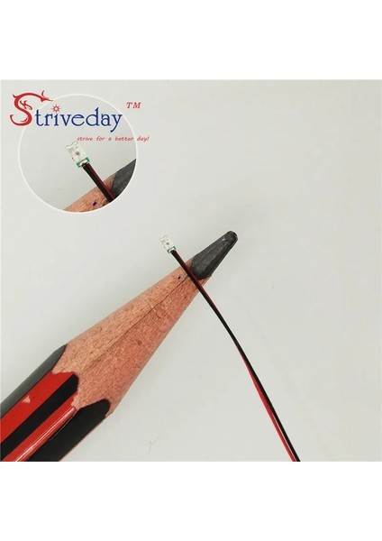 10 Adet Tarzı Sarı Renkler Seçilebilir 8V-12V Yeniden Lehimlenmiş Mikro Litz Smd LED LED Kablolu Kablolar 20CM (Yurt Dışından) fiyatları