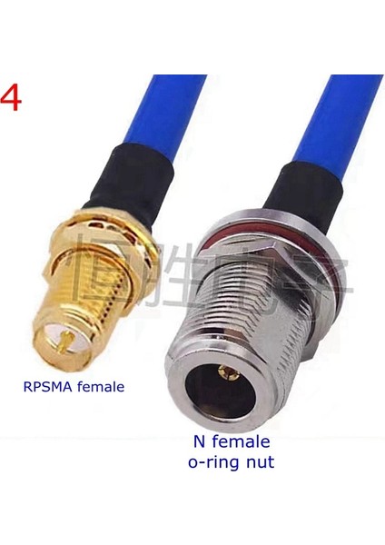 Tip4-1 Adet Tarzı 100CM RG402 Koaksiyel Kablo L16 N Sma Erkek Dişi Konnektör Sma N Sağ Açı Kıvrım Için RG402 Yüksek Frekans Mavi 50OHM RG141 (Yurt Dışından)
