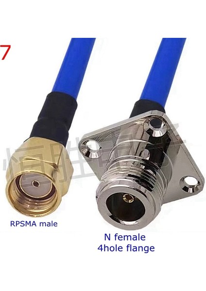 Type7-1pcs Tarzı 30CM RG402 Koaksiyel Kablo L16 N Sma Erkek Dişi Konnektör Sma N Sağ Açı Kıvrım Için RG402 Yüksek Frekans Mavi 50OHM RG141 (Yurt Dışından)