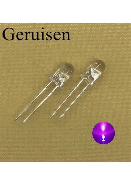 10 Adet Tarzı Pembe Adet Lot Şeffaf Yuvarlak 5mm Süper Parlak Su Berrak Yeşil Kırmızı Beyaz Sarı Mavi Işık LED Ampuller Yayan Diyot F5 Yavaş (Yurt Dışından)