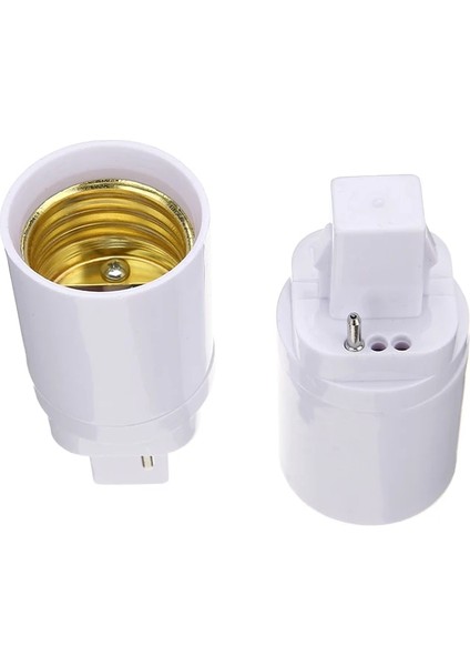 G E27 Es Edison Vidalı Ampul Soket Lamba Adaptörü Dönüştürücü Tutucu Işık Lambası Dönüştürücü G24 Ampul Adaptör Soketi (Yurt Dışından)