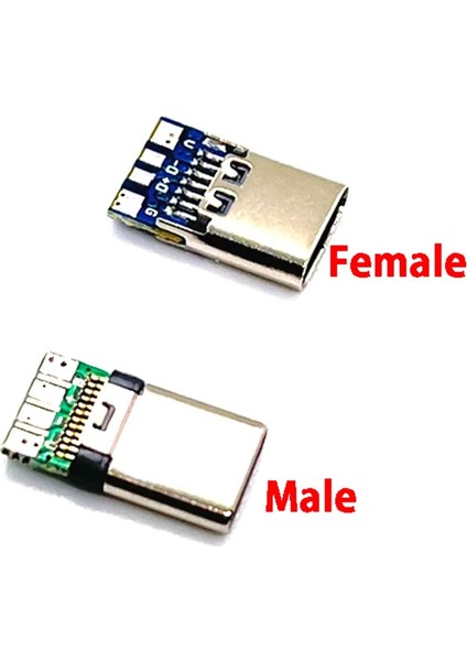 Erkek Stili 6 Adet USB 3.1 Tip C Erkek Dişi Konnektörler Jack Kuyruk USB Erkek Tak Elektrik Terminalleri Kaynak Dıy Veri Kablosu Desteği Pcb Kartı (Yurt Dışından) modelleri