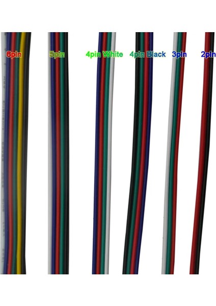 5pin Tarzı 50M 5 ~ 100 Metre Awg Uzatma Elektrik Tel Kablo LED Konektörü Rgbw Rgb Cct LED Stirp (Yurt Dışından) fiyatları