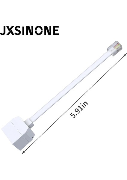 Jxsınone Beyaz Telefon Splitter Rj Erkek 2 Dişi Adaptör RJ11 RJ11 Ayırıcıya (Yurt Dışından) fiyatları