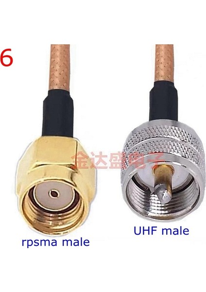 Tip6-1 Adet Tarzı 50CM RG316 PL259 SO239 PL-259 SO-239 Uhf Sma Erkek Dişi Uzatma Konnektörü SL16 Uhf Sma Sıkma Rggtai Düşük Kayıp Kablo (Yurt Dışından)