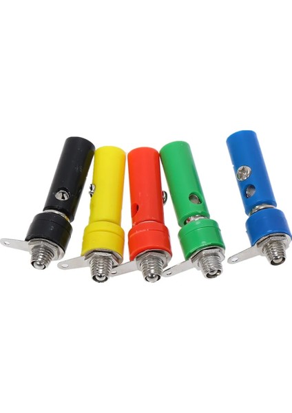 Soket-Fiş-5renk Stili Lot 5 Renkli Tel Ses Hoparlör Kablosu Muz Fiş Soket Konnektörleri 4mm Adaptör Bağlama Sonrası (Yurt Dışından) fiyatları