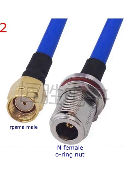 Type2-1pcs Tarzı 10CM RG402 Koaksiyel Kablo L16 N Sma Erkek Dişi Konnektör Sma N Sağ Açı Kıvrım Için RG402 Yüksek Frekans Mavi 50OHM RG141 (Yurt Dışından)