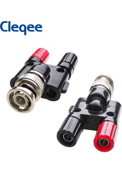 2 Adet Tarzı Cleqee Bnc Erkek Fiş - Iki Çift Muz Jak Konnektörü Rf Adaptörü (Yurt Dışından)