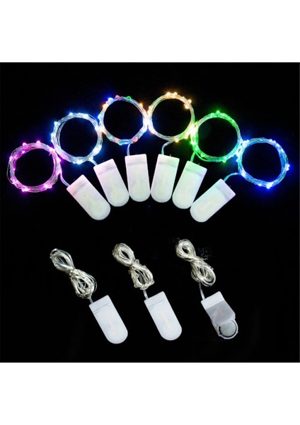 5 M Tarzı Mavi Bakır Tel Dize Işıklar Peri LED Pil Kumandalı Çelenk Noel Ağacı Düğün Parti Tatil Dekorasyon (Yurt Dışından) fiyatları