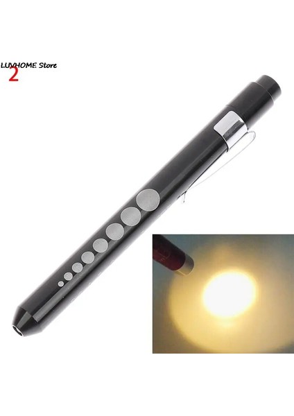 Bk2 LED El Feneri Çalışma Işığı Ilk Yardım Kalem Işık Torch Lambası Öğrenci Ölçer Ölçüm Taşınabilir Tıbbi Kalem Işığı (Yurt Dışından)