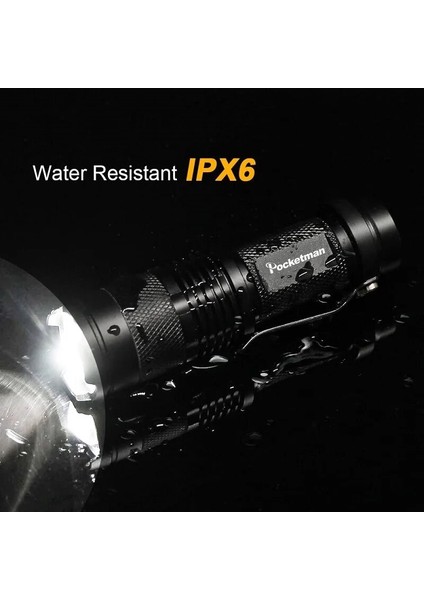 1 Adet-Açık Yeşil Penlight Işıklar Fener Ultra Parlak El Feneri Torch Su Geçirmez LED Ampuller Ayarlanabilir Odak Avcılık, Bisiklete Binme, Tırmanma, (Yurt Dışından) modelleri