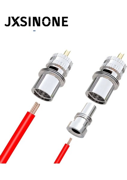 10 Adet Tarzı Jxsınone Uhf Erkek PL259 Fiş Lehim Adaptörü Redüktörlü Rg8 RG213 LMR400 Koaksiyel Kablo, Ham Radyo Anten Konektörü (Yurt Dışından) indirimleri