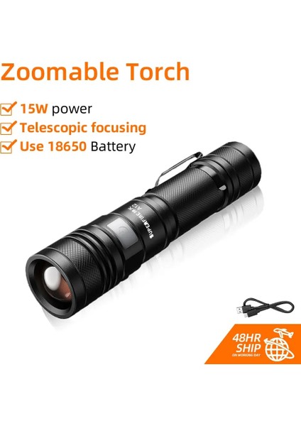 A12-2000MAH 2022 Yeni Superfire A12 Yakınlaştırma El Feneri Su Geçirmez 15W Uzun Menzilli Şarj Edilebilir Kamp Balıkçılık Açık Projektör (Yurt Dışından) fiyatları