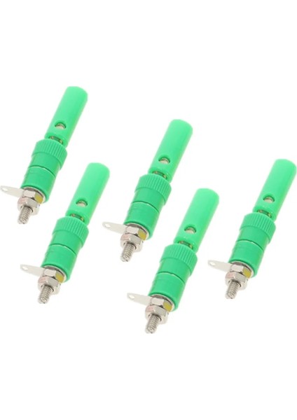 Yeşil-5set Tarzı 5 Adet (5 Takım) 4mm Bağlama Sonrası Ses Hoparlör Terminali Muz Fiş Prizler Jak Konnektörleri (Yurt Dışından)