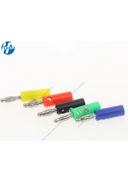 Yeşil-5set Tarzı 5 Adet (5 Takım) 4mm Bağlama Sonrası Ses Hoparlör Terminali Muz Fiş Prizler Jak Konnektörleri (Yurt Dışından)