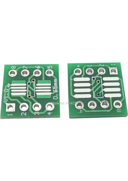 Lot Sop8 Msop8 Soıc8 Tssop8 Sop8 Dönüş Dıp8 Ic Adaptör Soketi Adaptör Plakası Pcb (Yurt Dışından)