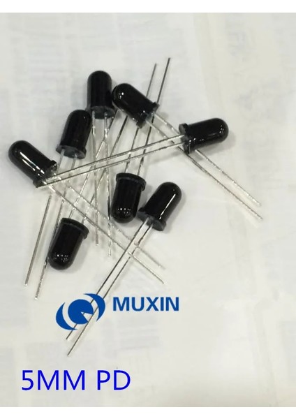 M Ir Kızılötesi Alıcı Diyot LED Lamba Kızılötesi Alıcı Modülü 5mm Siyah Gövde Işığa Duyarlı LED (Yurt Dışından)