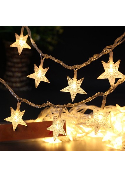 USB Stili Çok Renkli LED Yıldız Dize Işıklar Noel Çelenk Pil USB Powered Düğün Parti Perde Dize Peri Lambaları Ev Için (Yurt Dışından) fiyatları