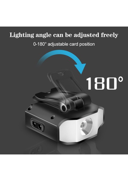 1 Adet Tarzı Kırmızı Sensör Kapağı Klipsli Işık Far 6 Mod Cob LED Far Tip-C Şarj Kafa Lambası Kamp Yürüyüş Gece Koşu Balıkçılık (Yurt Dışından) fırsatları