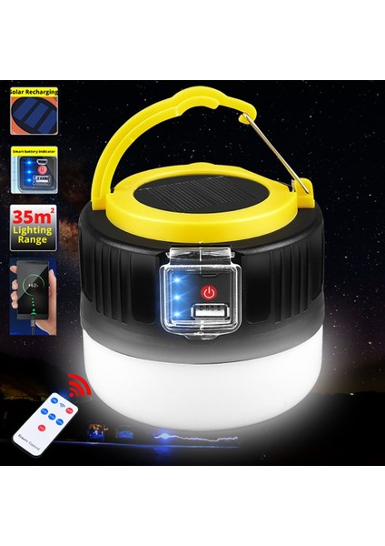 NO.509 Boyutu Taşınabilir Işık Yüksek Güçlü Kamp Lambası Güneş Şarj Edilebilir El Feneri Dış Aydınlatma Acil Fener Kamp Çadırı Spot Işığı (Yurt Dışından) fiyatları