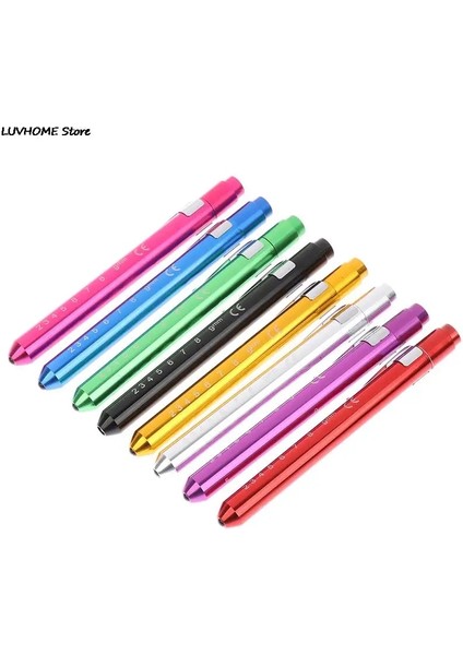 Sv2 LED El Feneri Çalışma Işığı Ilk Yardım Kalem Işık Torch Lambası Öğrenci Ölçer Ölçüm Taşınabilir Tıbbi Kalem Işığı (Yurt Dışından)