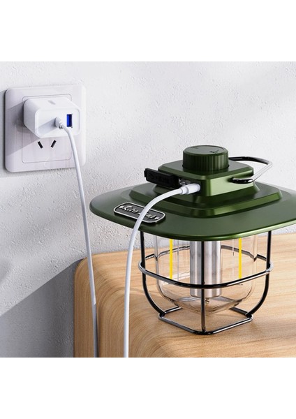 Şampanya LED Dekoratif Asma Işıklar Su Geçirmez Retro Kamp Aydınlatma Tip-C Dış Mekan Seyahat Için Kanca Pil Göstergesi ile Şarj (Yurt Dışından) fırsatları