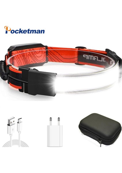 B Cob LED Far Derecesi Geniş Menzilli Projektör Farlar USB Şarj Edilebilir 3 Mod Pil ile Su Geçirmez Far (Yurt Dışından) fiyatları