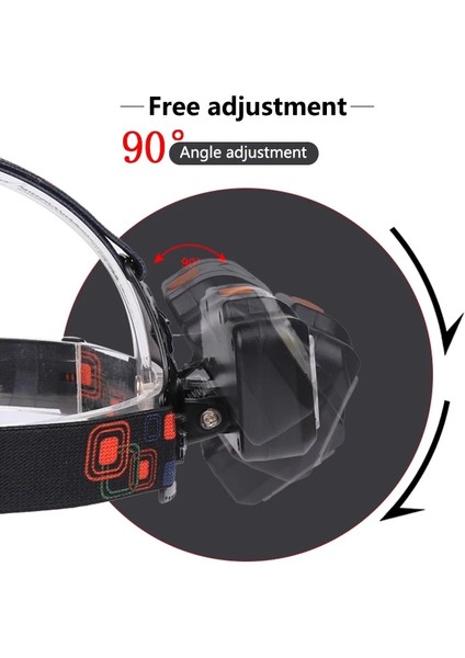 C 4000LM LED Far T6 + Cob LED Far Kafa Lambası El Feneri Torch Lanterna Kafa Lambası 2 * Pil Kullanın (Yurt Dışından) indirimleri