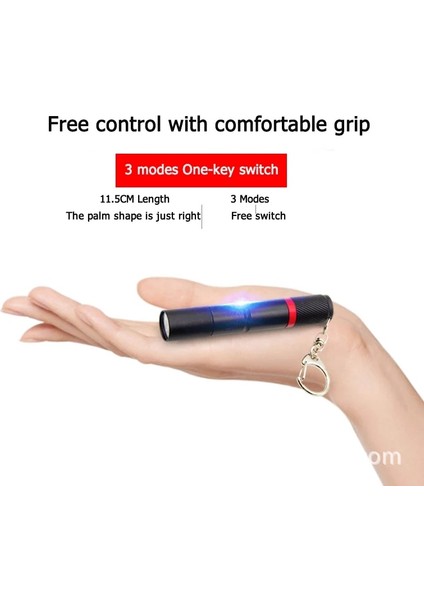 Küçük Ultra Küçük LED El Feneri Kanca ile Xpe Lamba Yuvası IP67 Açık Kamp Için Su Geçirmez Taşınabilir Mini El Feneri Acil Durum Lambası (Yurt Dışından) indirimleri